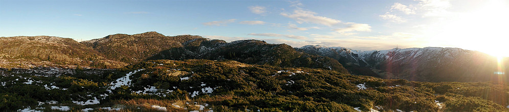 View from Slettafjellet
