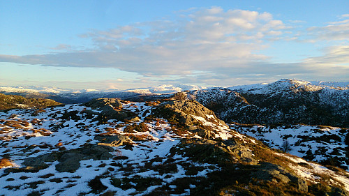 The summit at Raunfjellet
