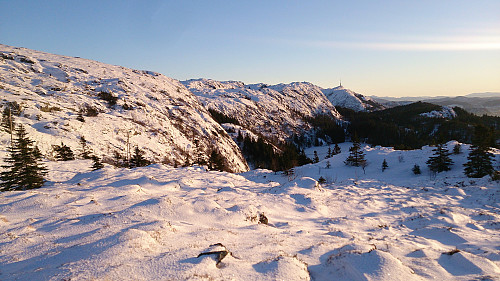 View towards Ulriken from the descent to Ankerhytten