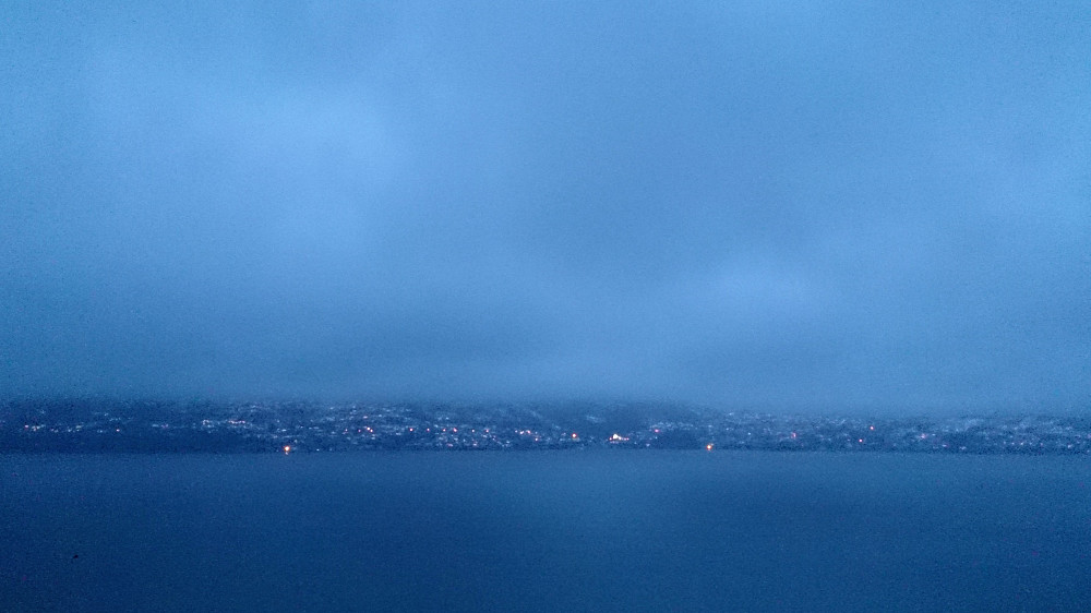 View from Lønborg at the end of the hike