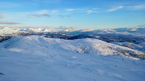 View west from north of Langavassnuten