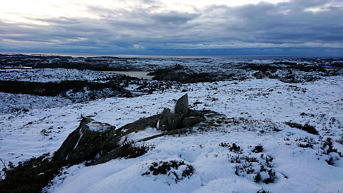 The cairn at Tveitafjellet