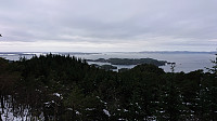 View from Hjortåsen southern peak