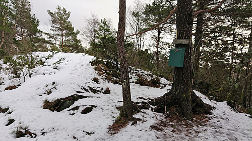 Hjortåsen visitor register (at the southern summit)