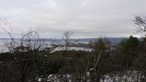 View from Hjortåsen northern summit