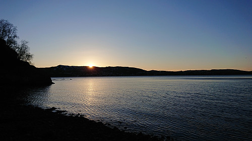 Sunset from northeast of Helleneset