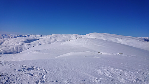 The real summit of Blåfjellet from Blåfjellet Øst