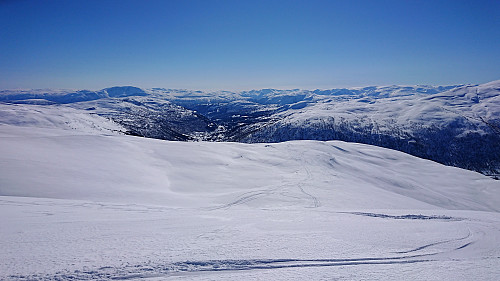 Looking back down Sogndalsdalen