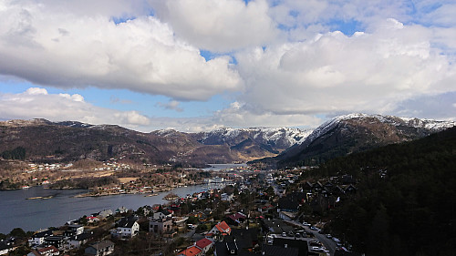 View towards Jordalen from east of Fagerdalsfjellet
