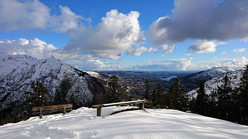 Viewpoint at the start of Blåmansveien