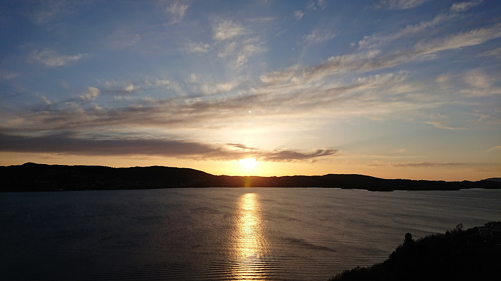 View from Lønborg at the end of the hike