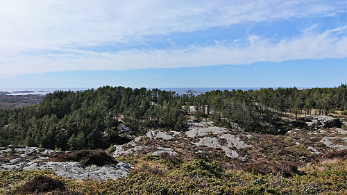View west from Sælsfjellet, southern summit