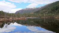 Raudlitjørnet from the BJF cabin