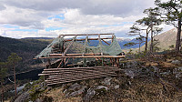 Old shelter at Skantane