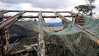 Old shelter at Skantane