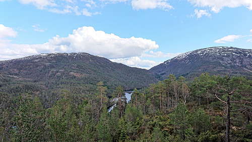 Rødsfjellet and Møsnuken seen from Reppåsen