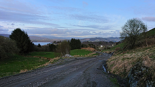 View from where we parked the car