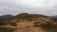 Approaching the summit of Hoklane