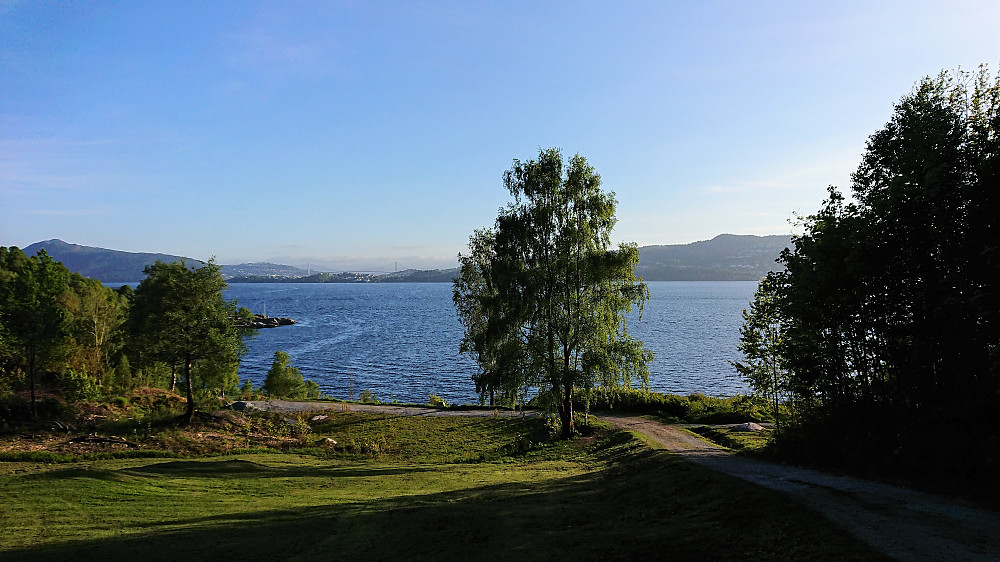 View west from north of Helleneset