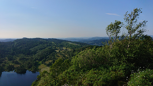 View north from the ascent of Vassberget