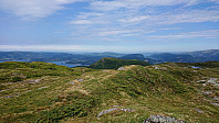 View north from Tveitafjellet