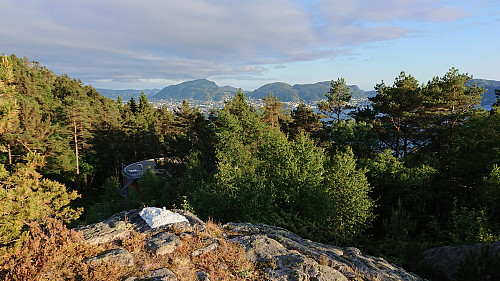 View southwest from Ørneberget NV