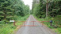 Privat road along Rydlandsvågen