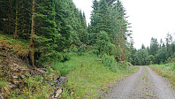 Start of tractor to Totlandsfjellet