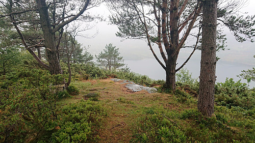 Totlandsfjellet. Visitor register to the left.