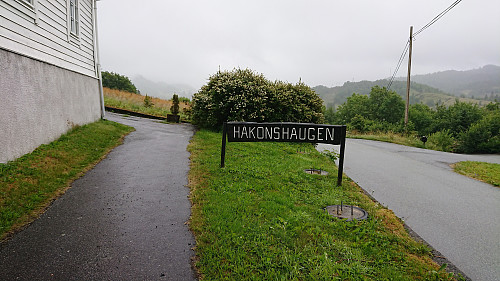 Arriving at Håkonshaugen