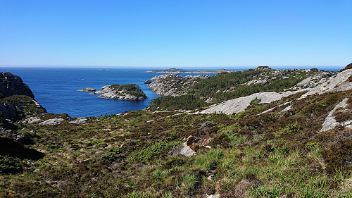 Ånesvika from the trail to Sandeie