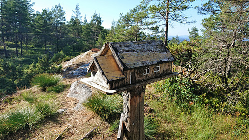 The visitor register at Jerfjellet