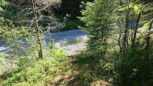 Southern trailhead Bukkaberget
