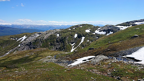 View towards Gråskorvenuten from the descent