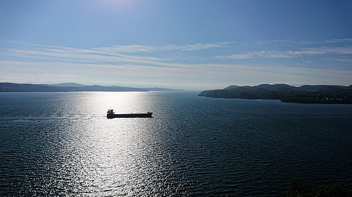 View from Salhusvegen east of Nordgardsfjellet