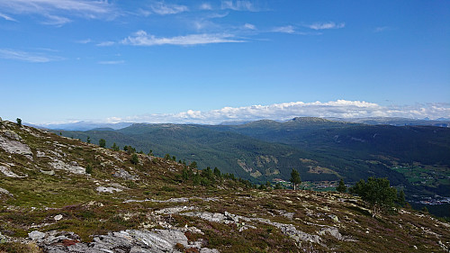 View towards Haugmelen from the ascent