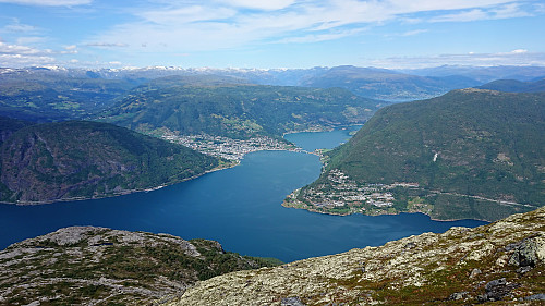 Sogndal seen from Storehaugen