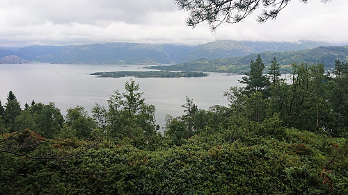 View east from the viewpoint at Myrsfjellet