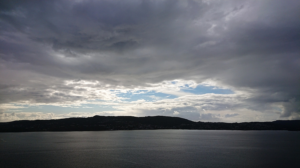 View from Lønborg at the end of the hike
