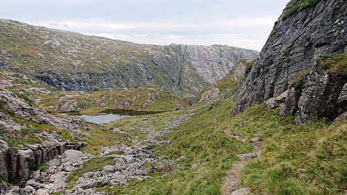 Øvre Godbotnen from the descent