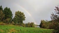Rainbow above Æsevatnet