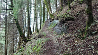 Steep trail towards Fusafjellet