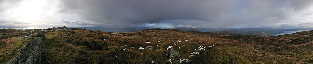 Panoramic view from Fusafjellet