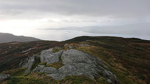 View toward Osøyro from Vetlehorga