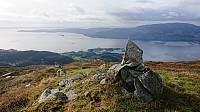 Cairn west of Fusafjellet