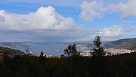 View north from Ravnefjellet