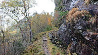 Trail toward Kupene