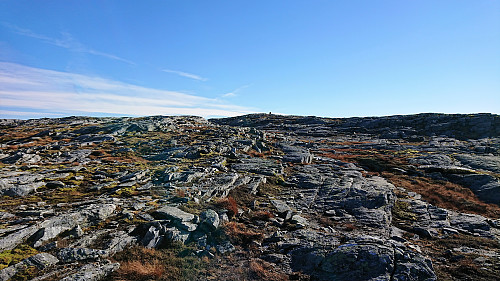 Approaching the summit of Høgafjellet