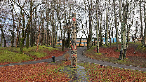 The totem pole in Nordnesparken/Nordnespynten
