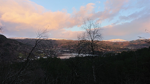 View toward Bjørkheim at the end of the hike